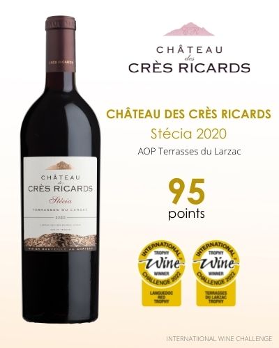 CHATEAU -CRES RICARDS-STECIA 2020 -OR 95 PTS